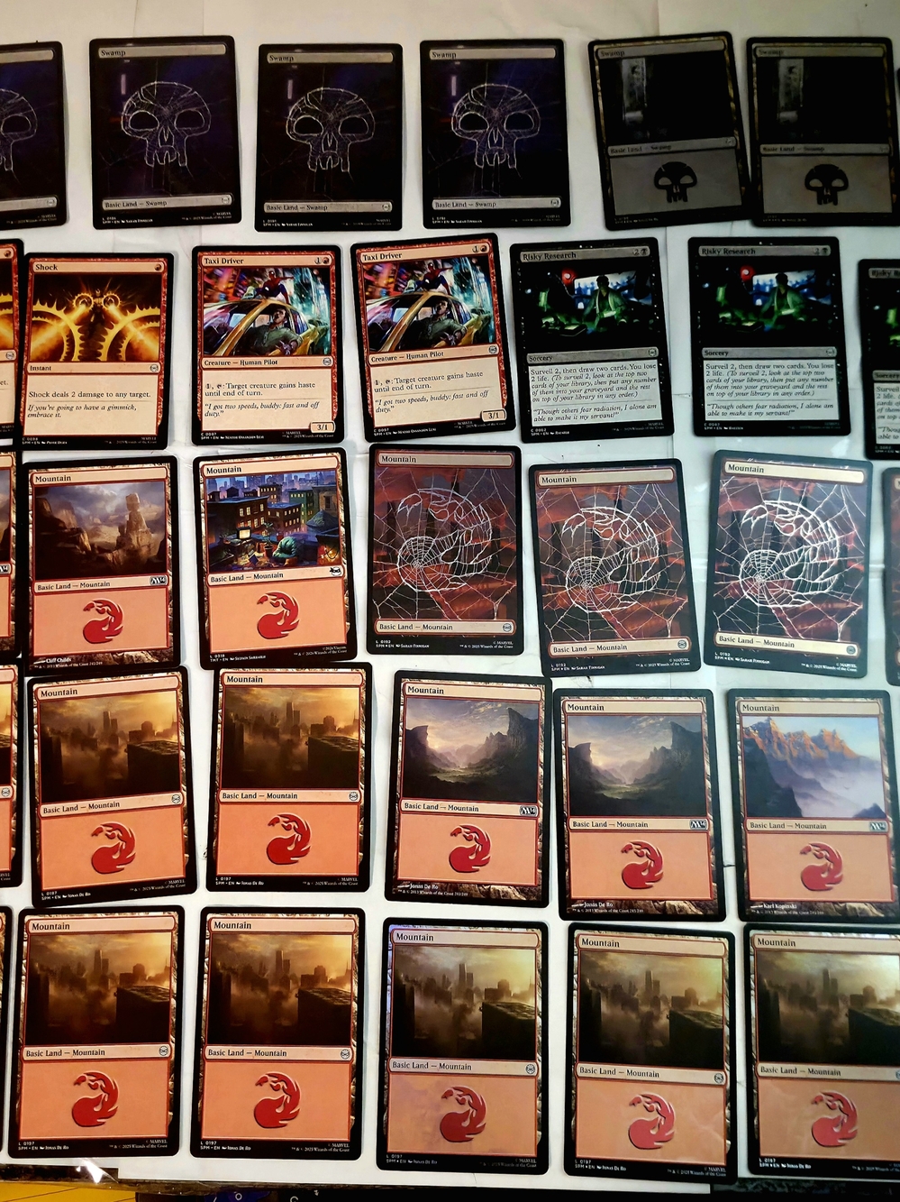 MTG Land Lot - Secret Lair Pixel Swamp + 30+ Duskmourn Full Art Lands Bundle